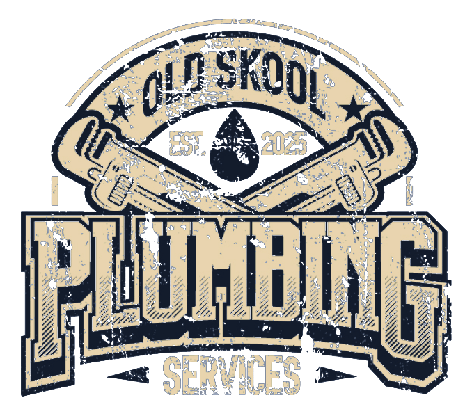 Old Skool Plumbing badge logo